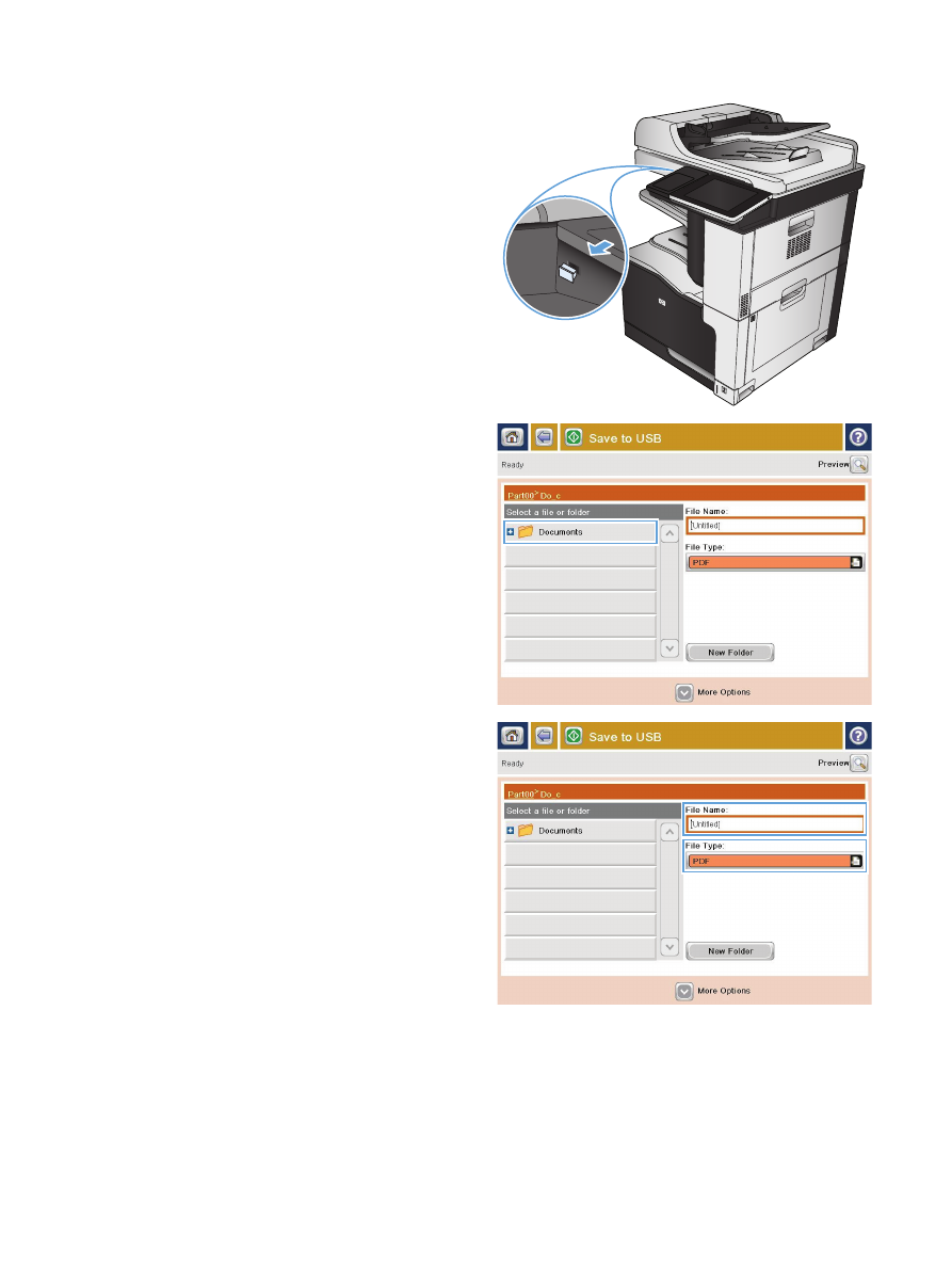 Scan And Save The Document Hp Laserjet Enterprise 700 Color Mfp M775 Series 